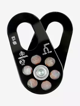 Блок - ролик стальной VERTICAL, Черный