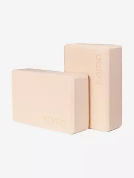 Блоки для йоги и фитнеса Kama, 2 шт., Бежевый