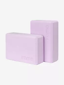 Блоки для йоги и фитнеса Kama, 2 шт., Розовый