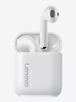 Bluetooth гарнитура ThinkPlus Lenovo TWS LP2 белый, Розовый