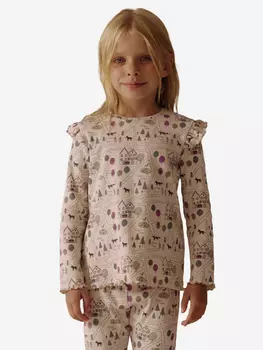 Блузка рубашка нарядная с длинным рукавом Artie, Белый