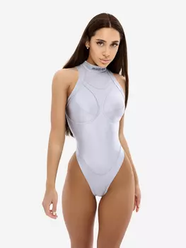Боди женское Bona Fide: Atomic Body "Silver", Серебряный