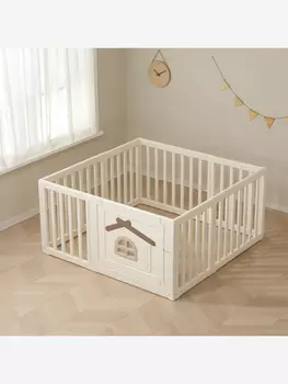 Большой детский игровой манеж UNIX Kids Classic Tree House 130 x 130 Camel, Бежевый