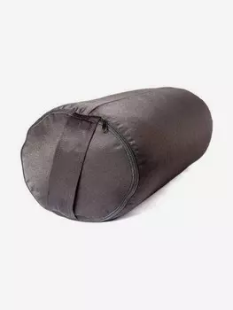 Болстер для йоги из гречихи 60 см (черный) BODHI, Черный