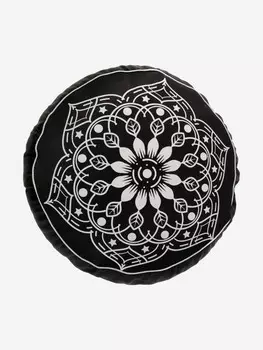 Болстер из гречихи Mandala Black, Черный