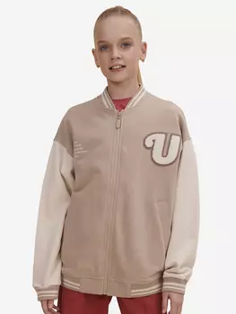 Бомбер для девочек Pelican, Бежевый