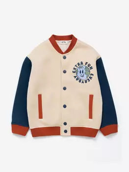 Бомбер для мальчика ARTIE Artie, Белый