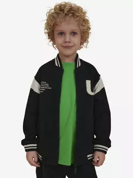 Бомбер для мальчиков Pelican, Черный