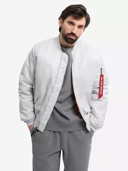 Бомбер утепленный мужской MA-1 Alpha Industries, Серый