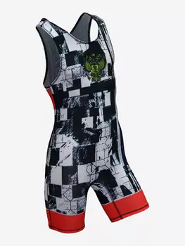 Борцовское трико детское SKAT, Красный