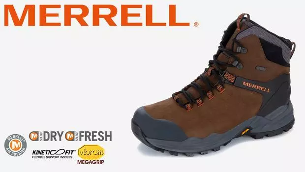 Ботинки мужские Merrell Phaserbound 2, Коричневый, размер 41