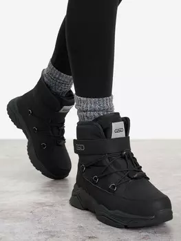 Ботинки утепленные для девочек GSD Round, Черный