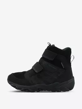 Ботинки утепленные для мальчиков Merrell Moab FST Polar Mid 2V Wtrpf, Черный, размер 27