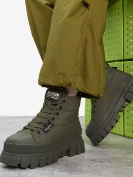 Ботинки утепленные женские PALLADIUM Revolt Overcush, Зеленый
