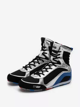 Боксерки Clinch Olimp LE 2.0 черно-серебристо-сине-красные, Черный