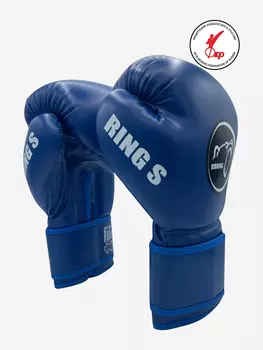 Боксерские перчатки Kiboshu RING S одобрены ФКР, Синий