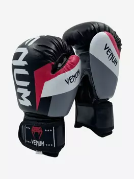 Боксерские перчатки Venum Elite - Red and Black, Черный