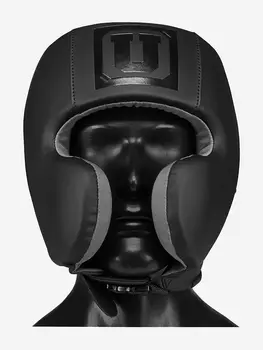 Боксёрский шлем мексиканского стиля ULTIMATUM BOXING GEN5MEX-HTN BLACK с алькантарой, Черный