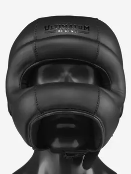 Боксёрский шлем с бампером ULTIMATUM BOXING GEN5FB HTN BLK, Черный