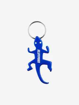 Брелок KLIFFMAN Ящерица, Голубой, размер Без размера