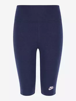 Бриджи для девочек Nike Sportswear, Синий, размер 128-137