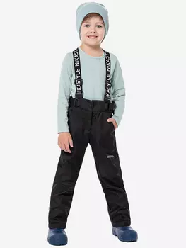 Брюки демисезонные для мальчика NIKASTYLE, Черный