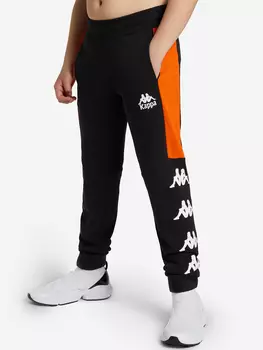 Брюки для мальчиков Kappa, Черный, размер 176