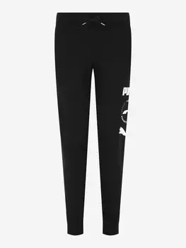 Брюки для мальчиков PUMA Alpha, Черный, размер 117-128