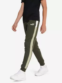 Брюки для мальчиков PUMA Block, Зеленый