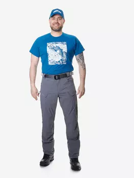 Брюки для рыбалки мужские GRAYLING, Каст, серый, Серый