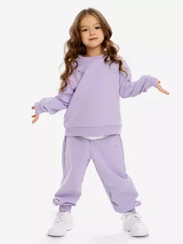 Брюки джоггеры базовые для девочки Button Blue, Фиолетовый