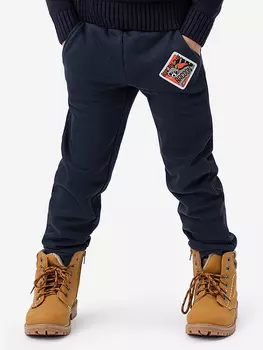 Брюки-джоггеры с карманами синие Button Blue, Синий