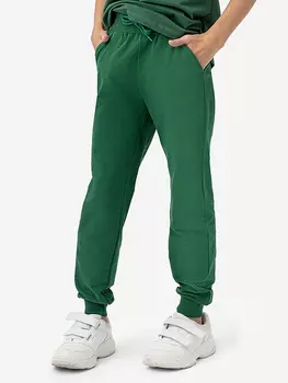 Брюки-джоггеры трикотажные зеленые Button Blue, Зеленый