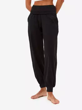 Брюки-гаремы широкие с карманами ANGAMI, Черный