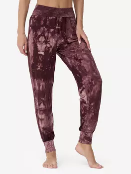 Брюки-гаремы "Тай-Дай" YogaDress, Красный