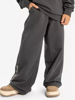 Брюки клеш с принтом серые для девочки Button Blue, Серый