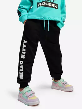 Брюки Playtoday для девочки, Черный