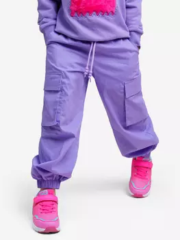 Брюки Playtoday для девочки, Фиолетовый