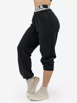 Брюки спортивные женские NEBBIA Gym sweatpants MUSCLE MOMMY 623, Черный