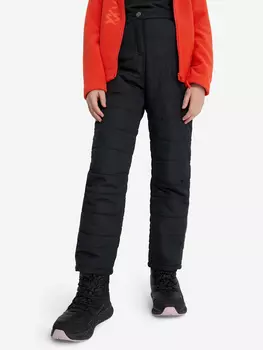 Брюки утепленные для девочек Outventure, Черный