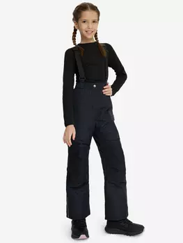 Брюки утепленные для девочек Outventure, Черный