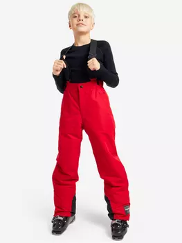 Брюки утепленные для мальчиков Glissade, Красный, размер 146
