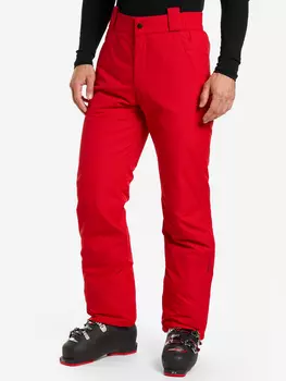 Брюки утепленные мужские Glissade, Красный, размер 56-58