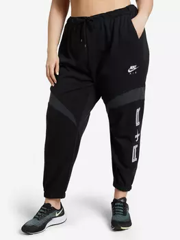 Брюки женские Nike Air, Plus Size, Черный, размер 54-56