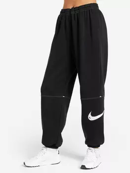 Брюки женские Nike Sportswear Swoosh, Черный, размер 50-52