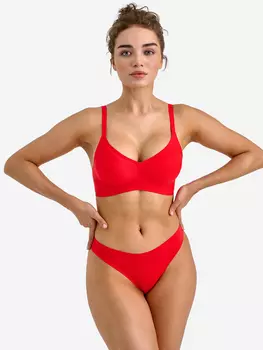 Бюстгальтер бесшовный ABOUT Lingerie со съемными чашками, Красный