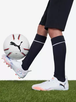 Бутсы для мальчиков Puma Future 8 Play Fg/Ag, Белый