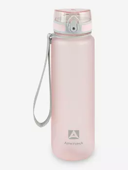 Бутылка тритановая арт. 720-1000, 1000 мл, розовая матовая, с ситечком, Розовый