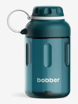 Бутылка тритановая Tritan Bottle для холодных напитков, с ситечком, 590 мл, темно-бирюзовая, Синий