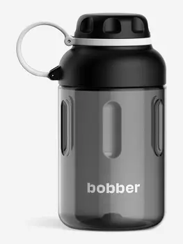 Бутылка тритановая Tritan Bottle для холодных напитков, с ситечком, 590 мл, черная, Черный